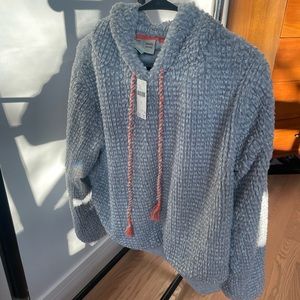 NWT Anthropologie Saturday Sunday Furry Sweatshirt